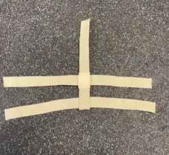 Bauer 5 Point Harness Goalie Back Plate Strap With Clips