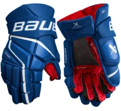 Bauer Vapor 3X Hockey Gloves Intermediate -Hockey Goalie Equipment Store 3X Gloves Blue 1