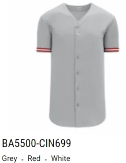 Athletic Knit Pro Full Button Baseball Jersey -Hockey Goalie Equipment Store 5 10de8453 cf83 4cf6 9f21 118dc431ac5c