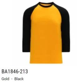 Athletic Knit Baseball Two Color Long Sleeve Shirts Adult -Hockey Goalie Equipment Store 5 ec674238 e30e 48b7 9d1a b8667317b441