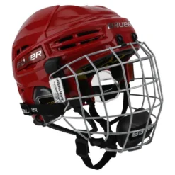 Bauer Re-Akt 100 Youth Helmet Combo -Hockey Goalie Equipment Store 664249 red