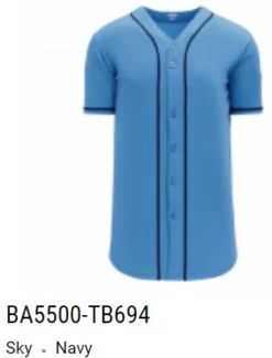 Athletic Knit Pro Full Button Baseball Jersey 2 -Hockey Goalie Equipment Store 8 aa6d214f b3bc 470f 90ff 15540a204f0e