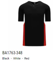 Athletic Knit One Button Pro Plackett Baseball Jersey Adult And Youth 3 7 Athletic Knit One Button Pro Plackett Baseball Jersey Adult And Youth 3 - Image 7