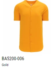 Athletic Knit Pro Full Button Baseball Jersey Mens Ladies And Youth 6 Athletic Knit Pro Full Button Baseball Jersey Mens Ladies And Youth - Image 6