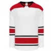 Athletic Knit Pro Hockey Jersey Carolina White - CAR533B