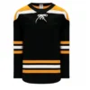 Athletic Knit Pro Hockey Jersey Boston Black- BOS396B
