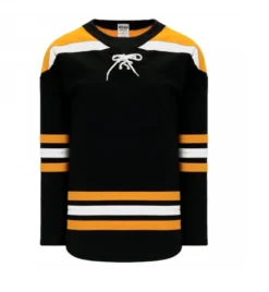 Athletic Knit Pro Hockey Jersey Boston Black- BOS396B