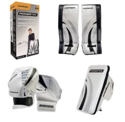 Powertek Barikad V2.0 Hockey Goalie Pad Set Youth & Jr