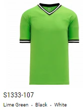 Athletic Knit Knit V-Neck And Sleeve Trim Soccer Jerseys Adult And Youth