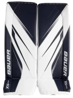 Bauer Vapor X5 Pro Goalie Pads 7 Bauer Vapor X5 Pro Goalie Pads -Hockey Goalie Equipment Store X5ProPadWhiteandNavy
