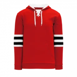 Athletic Knit Hockey Stripe Hoodie Adult -Hockey Goalie Equipment Store a1845 304