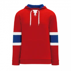 Athletic Knit Hockey Stripe Hoodie Adult -Hockey Goalie Equipment Store a1845 308