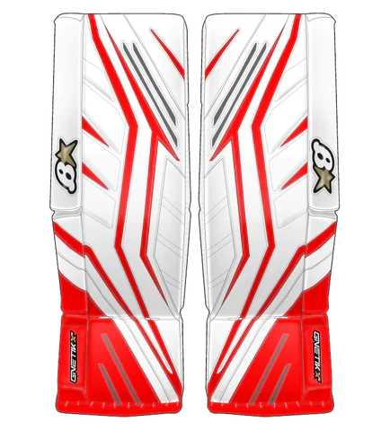 Brians G-Netik X5 Red Junior Goalie Pads