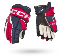 CCM Tacks XF Hockey Gloves -Hockey Goalie Equipment Store ccm xf gloves navy red white