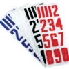 Bauer Hockey Helmet Number Stickers