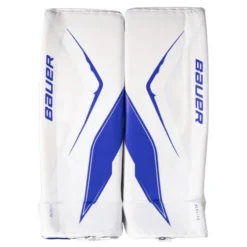 Bauer Vapor Flylite Senior Goalie Pads 9 Bauer Vapor Flylite Senior Goalie Pads -Hockey Goalie Equipment Store flylitepadswhiteblue