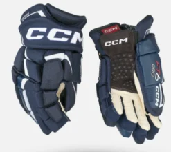 CCM Jetspeed FT6 Pro Hockey Gloves 7 CCM Jetspeed FT6 Pro Hockey Gloves -Hockey Goalie Equipment Store ft6 pro gloves navy white