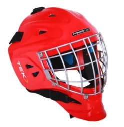 Powertek V3.0 Goalie Helmet - Senior -Hockey Goalie Equipment Store powertek v3.0 goalie helmet red