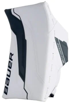 Bauer Supreme Shadow Senior Goalie Blocker -Hockey Goalie Equipment Store shadow blocker white and navy
