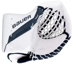 Bauer Shadow Supreme Senior Goalie Catcher 8 Bauer Shadow Supreme Senior Goalie Catcher -Hockey Goalie Equipment Store shadow glove white and navy