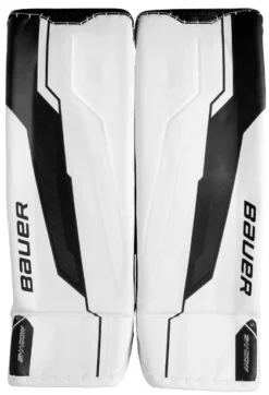 Bauer Supreme Shadow Goalie Pads Senior -Hockey Goalie Equipment Store shadow pads black and white
