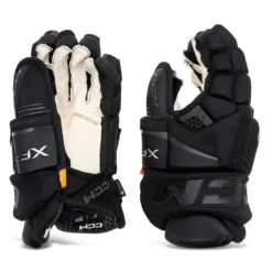CCM Tacks XF Pro Hockey Gloves -Hockey Goalie Equipment Store xf pro glove grey black